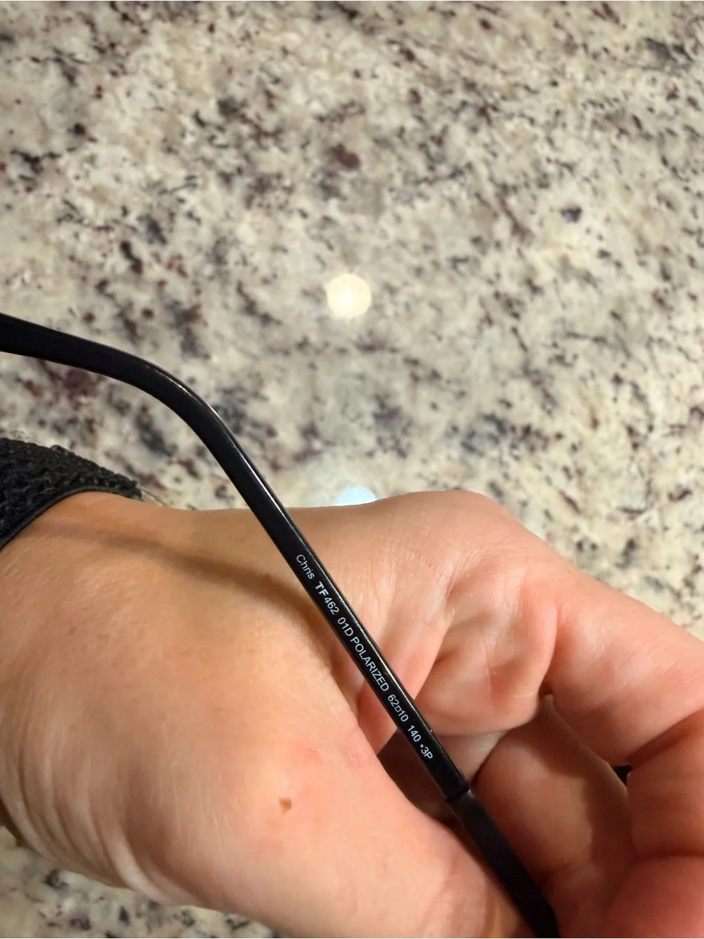 Tom Ford Black Oversized Aviator Sunglasses